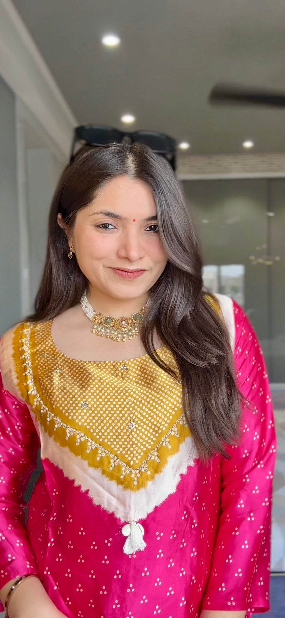 Gajji Silk kurta set