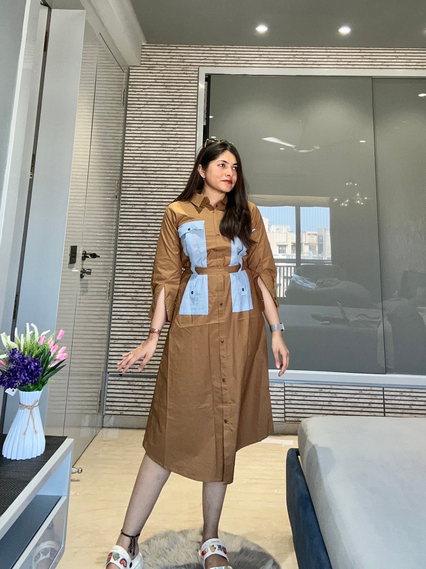 Khaki Dress