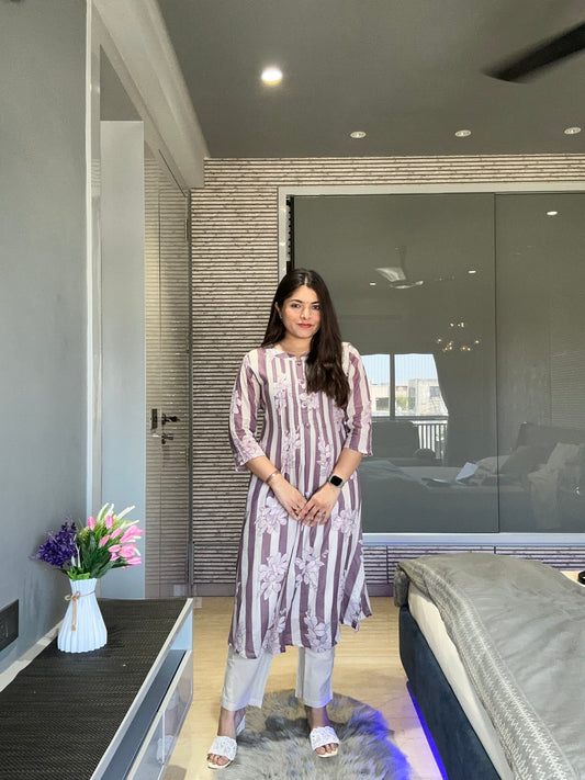 "Lining" Kurti Pant
