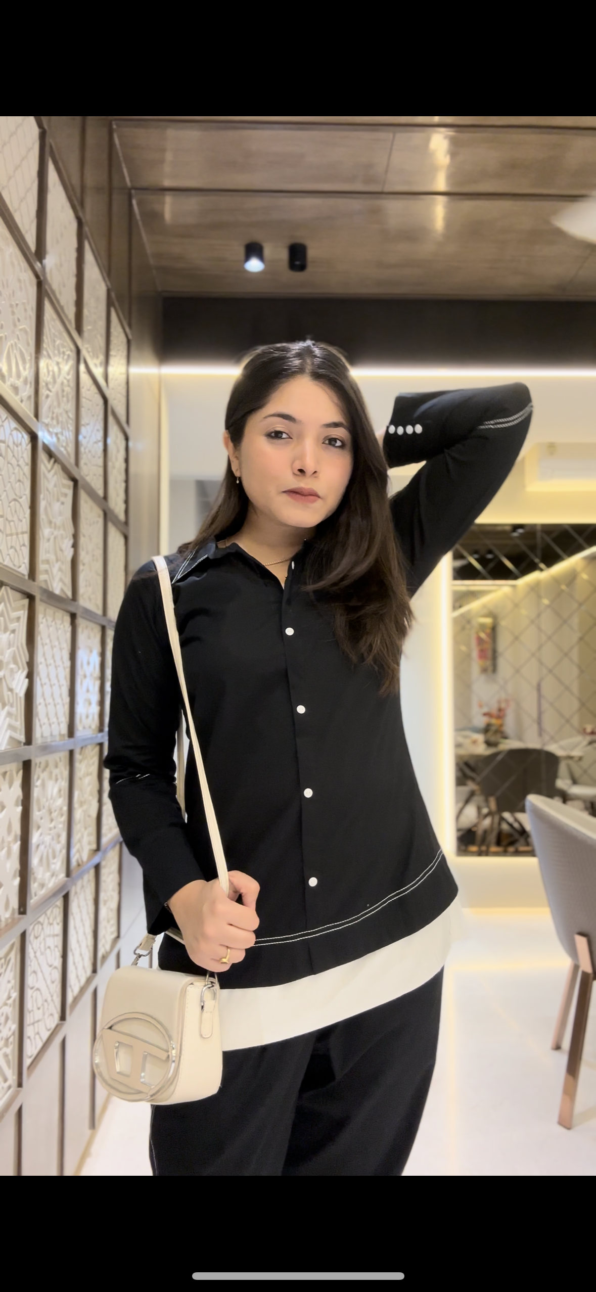 Denim Black Coordset